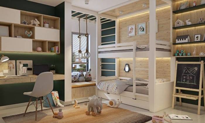 Room kids modern ideas bedroom interior decor creative white decoracion girl