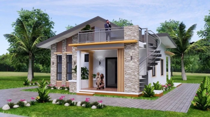 5x5 5m tiny bedrooms denah pisos architecte rumah lantai narrow plantas samphoas homedesign pequenas vivienda pequeña projetos arquitetura paulius luders